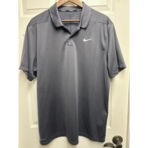 Nike Golf Dri-FIT Polo Shirt Mens XL Gray The Players Championship Golfing